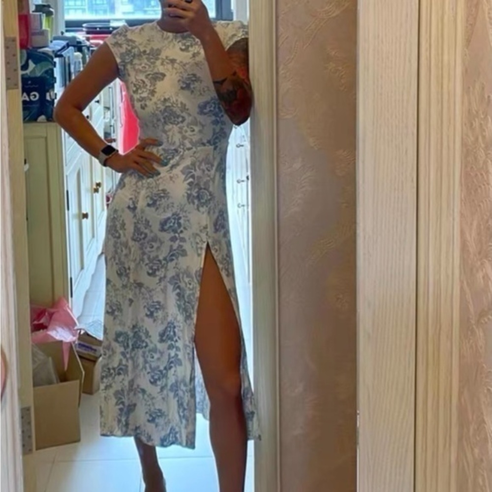 New Reformation Gavin Dress Teacup